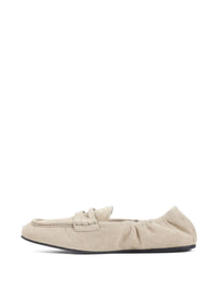 MIU MIU Miu Miu Women Ruches Suede Leather Loafers