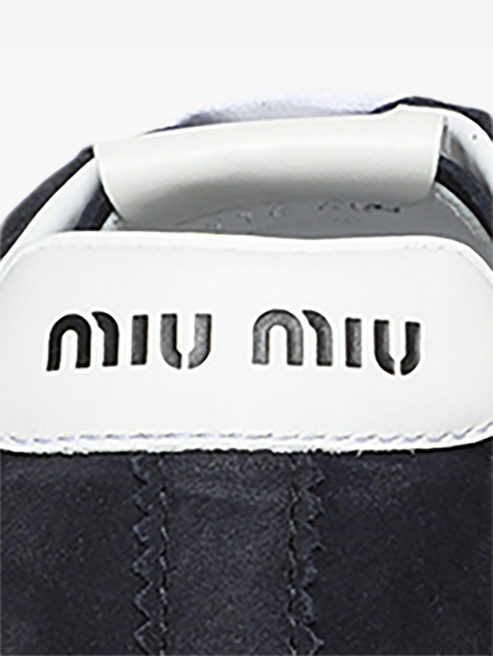 Miu Miu Women Plume Suede Leather Sneakers
