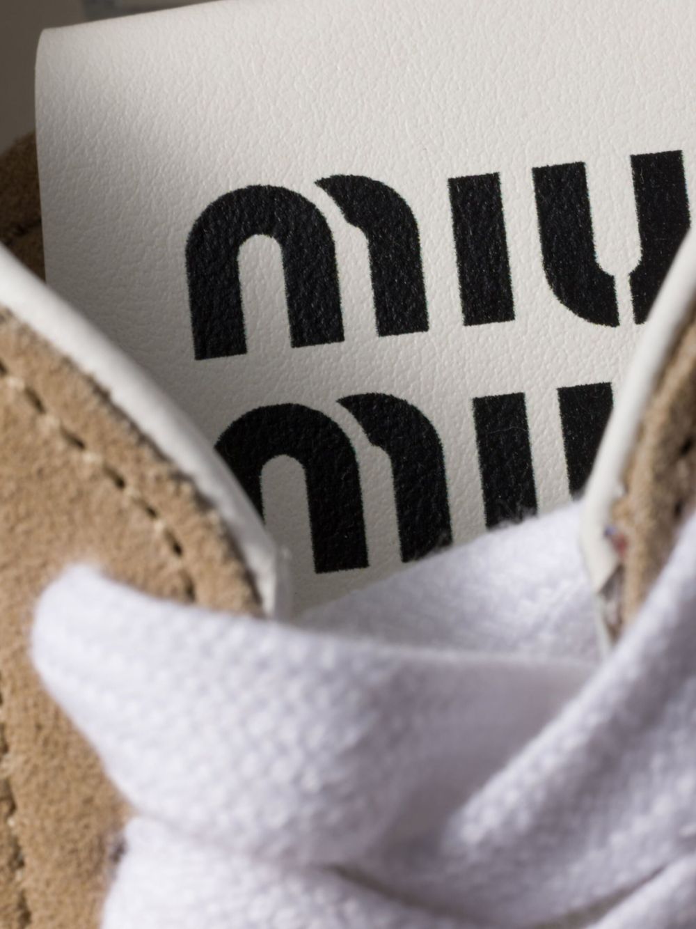 Miu Miu Women Plume Suede Leather Sneakers