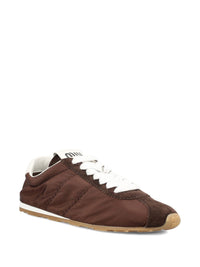 Miu Miu Women Plume Suede Leather Sneakers