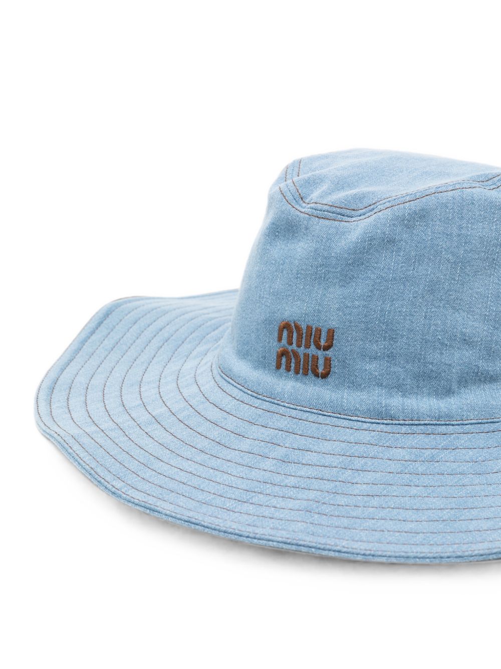 Miu Miu Women Denim Cowboy Hat