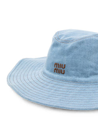 Miu Miu Women Denim Cowboy Hat