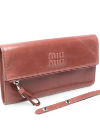 Miu Miu Women Leather Wallet On Chain