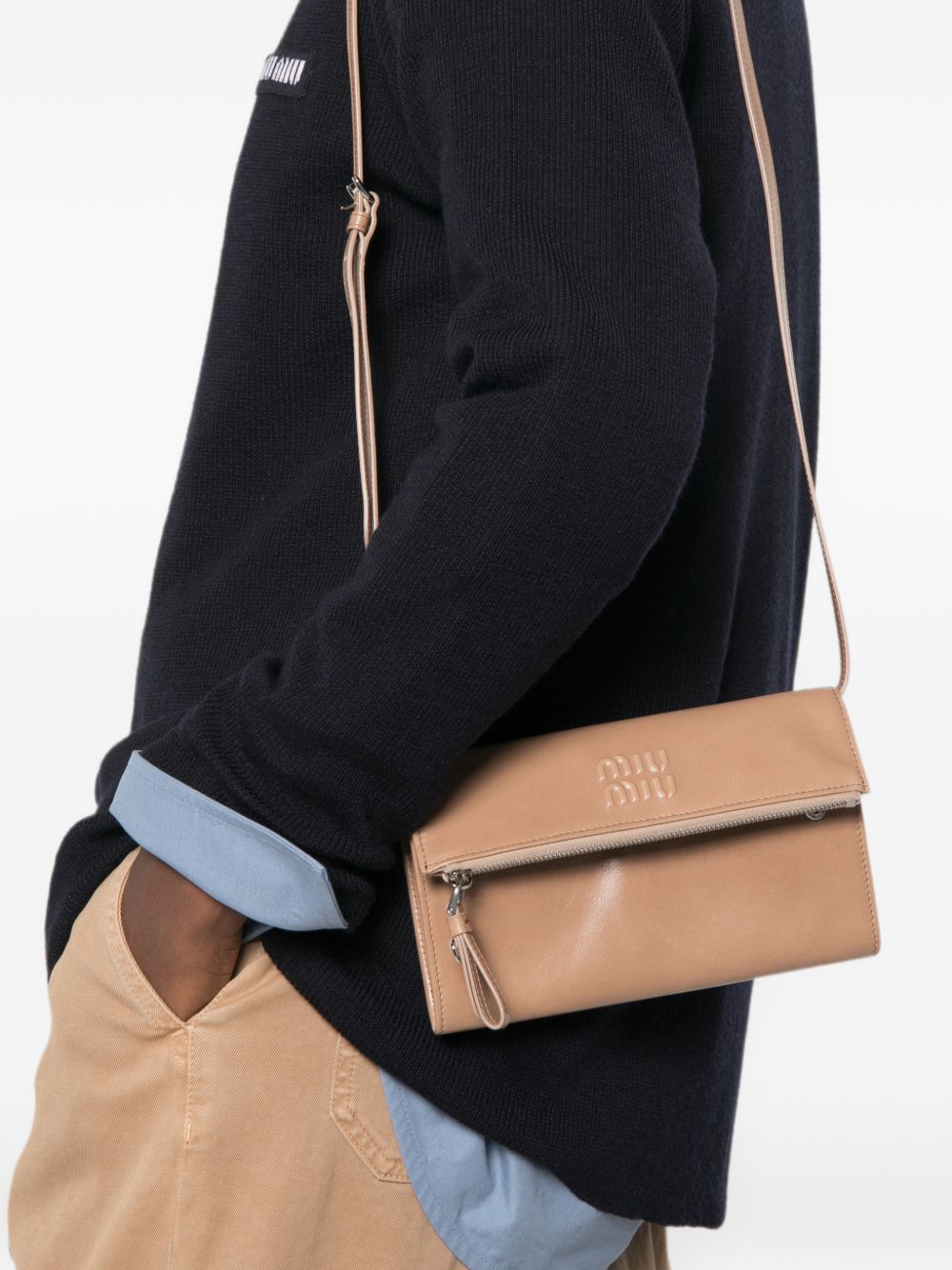 Miu Miu Women Leather Wallet On Chain
