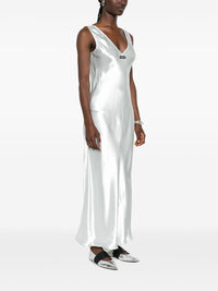 Miu Miu Women V-Necked Long Dress