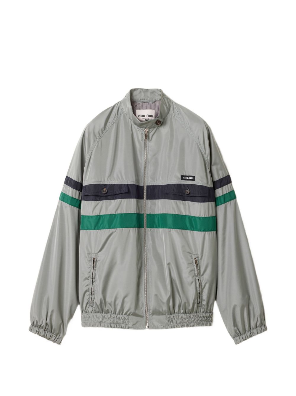MIU MIU Miu Miu Women Tech Silk Blouson Jacket