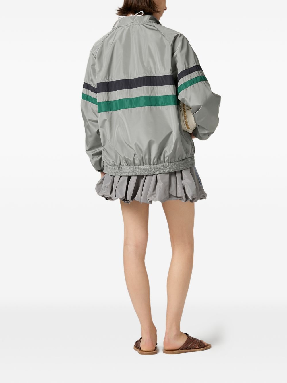 MIU MIU Miu Miu Women Tech Silk Blouson Jacket