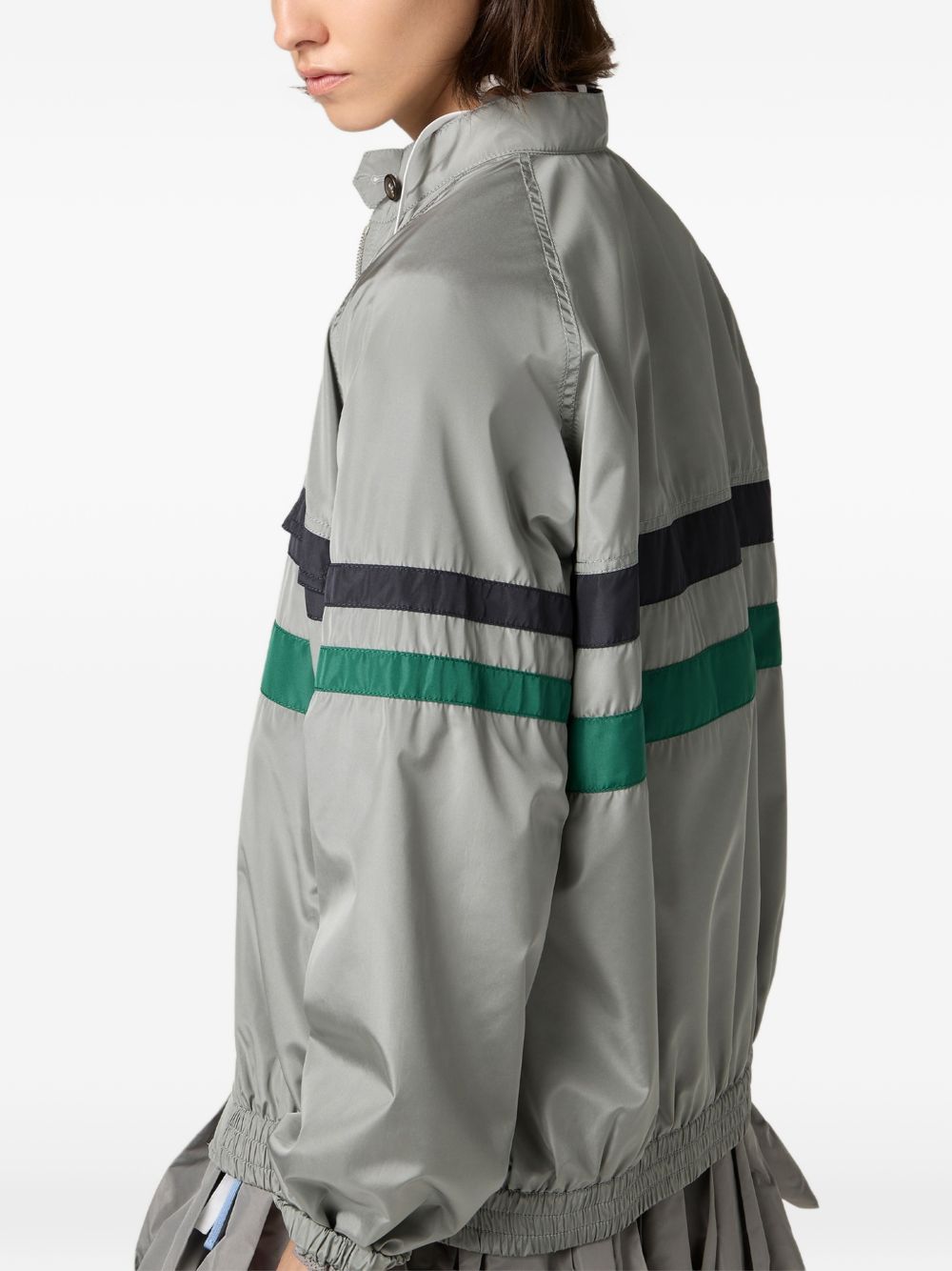 MIU MIU Miu Miu Women Tech Silk Blouson Jacket