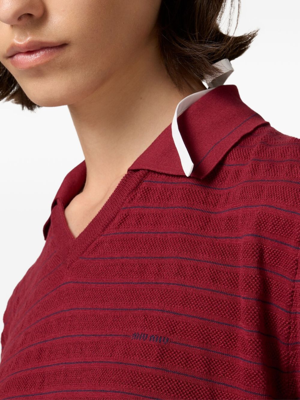 MIU MIU Miu Miu Women Cotton Polo Shirt