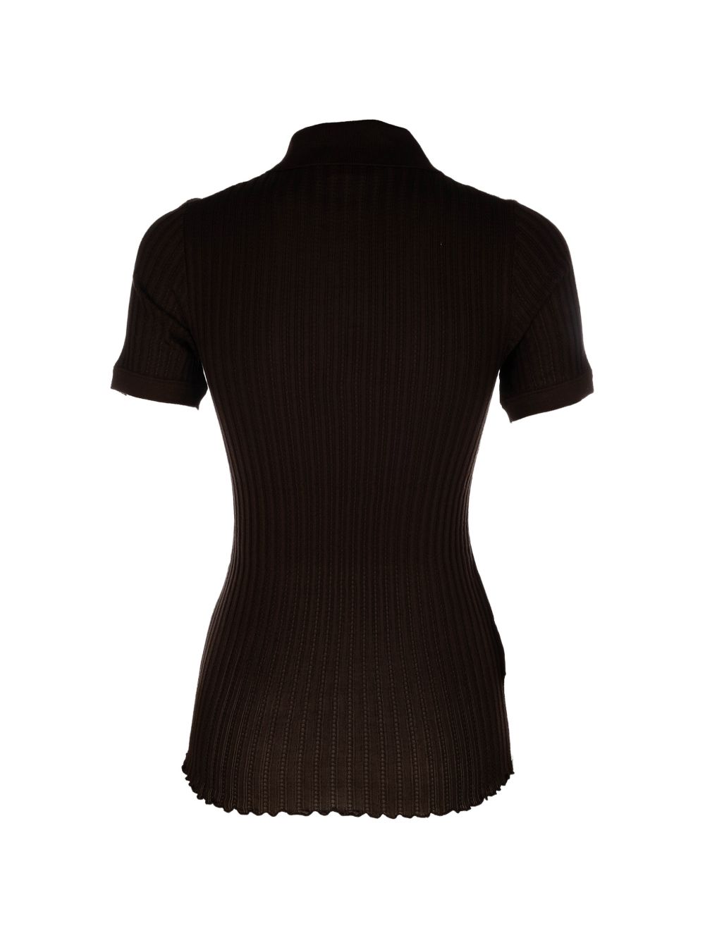 Miu Miu Women Silk Polo Shirt