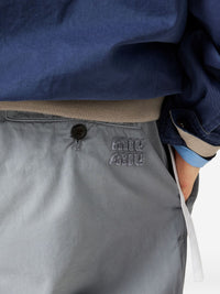 Miu Miu Women Cotton Trousers