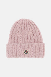 Moncler Women Cable-Knit Wool Beanie