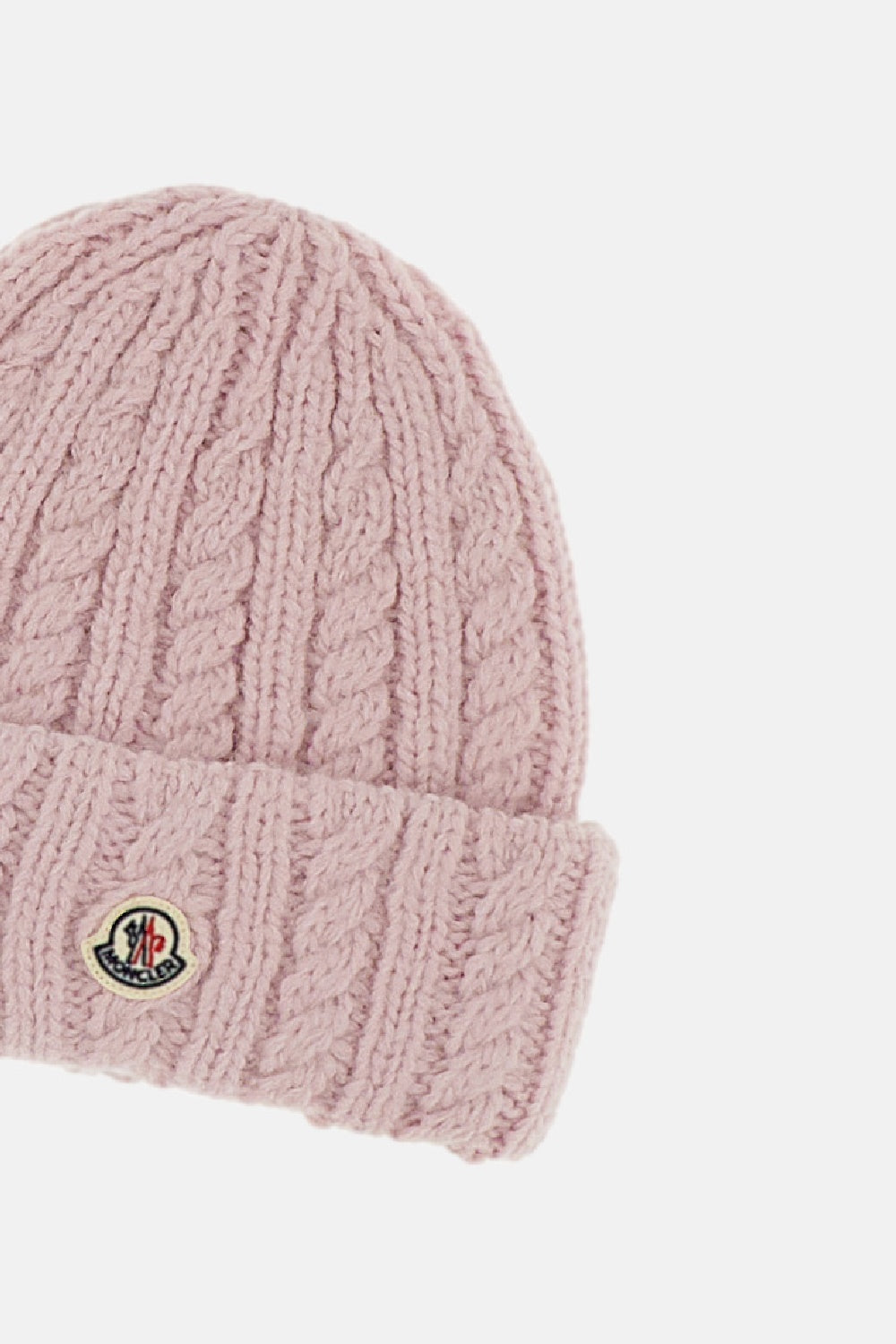 Moncler Women Cable-Knit Wool Beanie