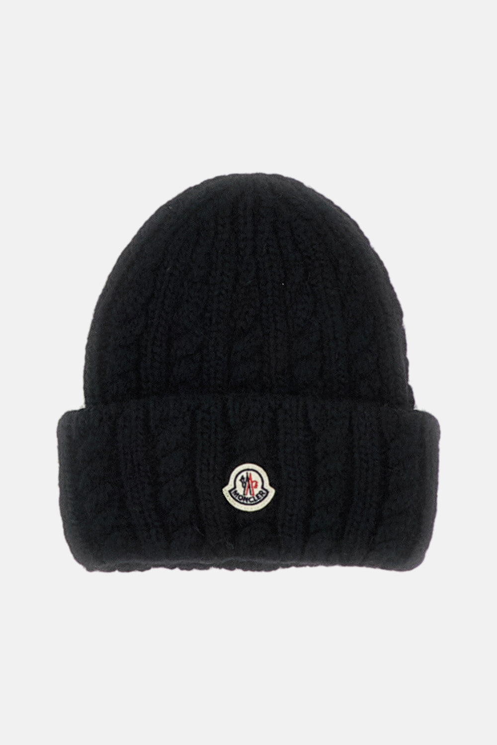 Moncler Women Cable-Knit Wool Beanie