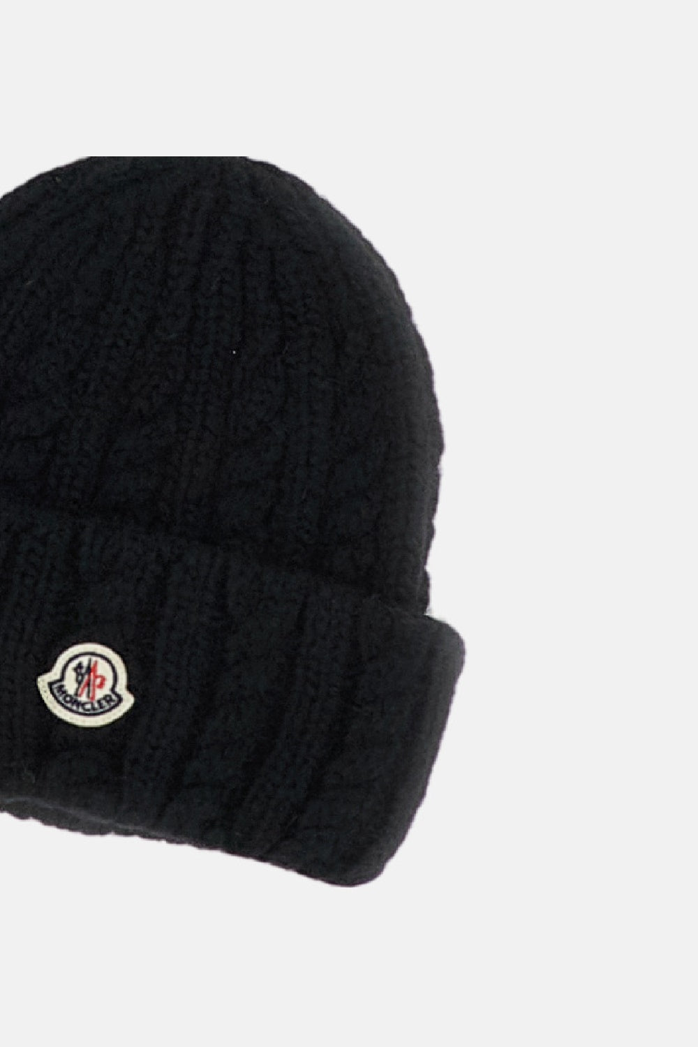 Moncler Women Cable-Knit Wool Beanie