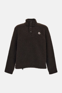 Moncler Moncler Men High Neck Logo Sweatshirt