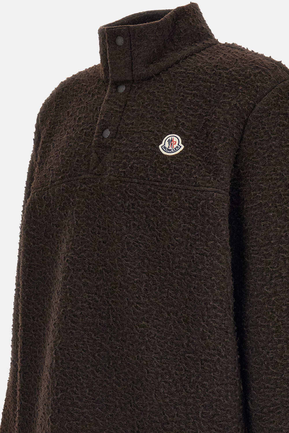 Moncler Moncler Men High Neck Logo Sweatshirt