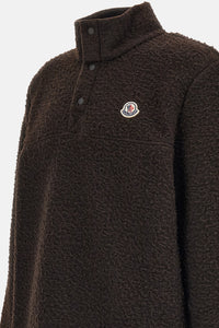 Moncler Moncler Men High Neck Logo Sweatshirt