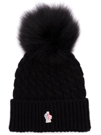MONCLER GRENOBLE Moncler Grenoble Women Logo Wool Beanie