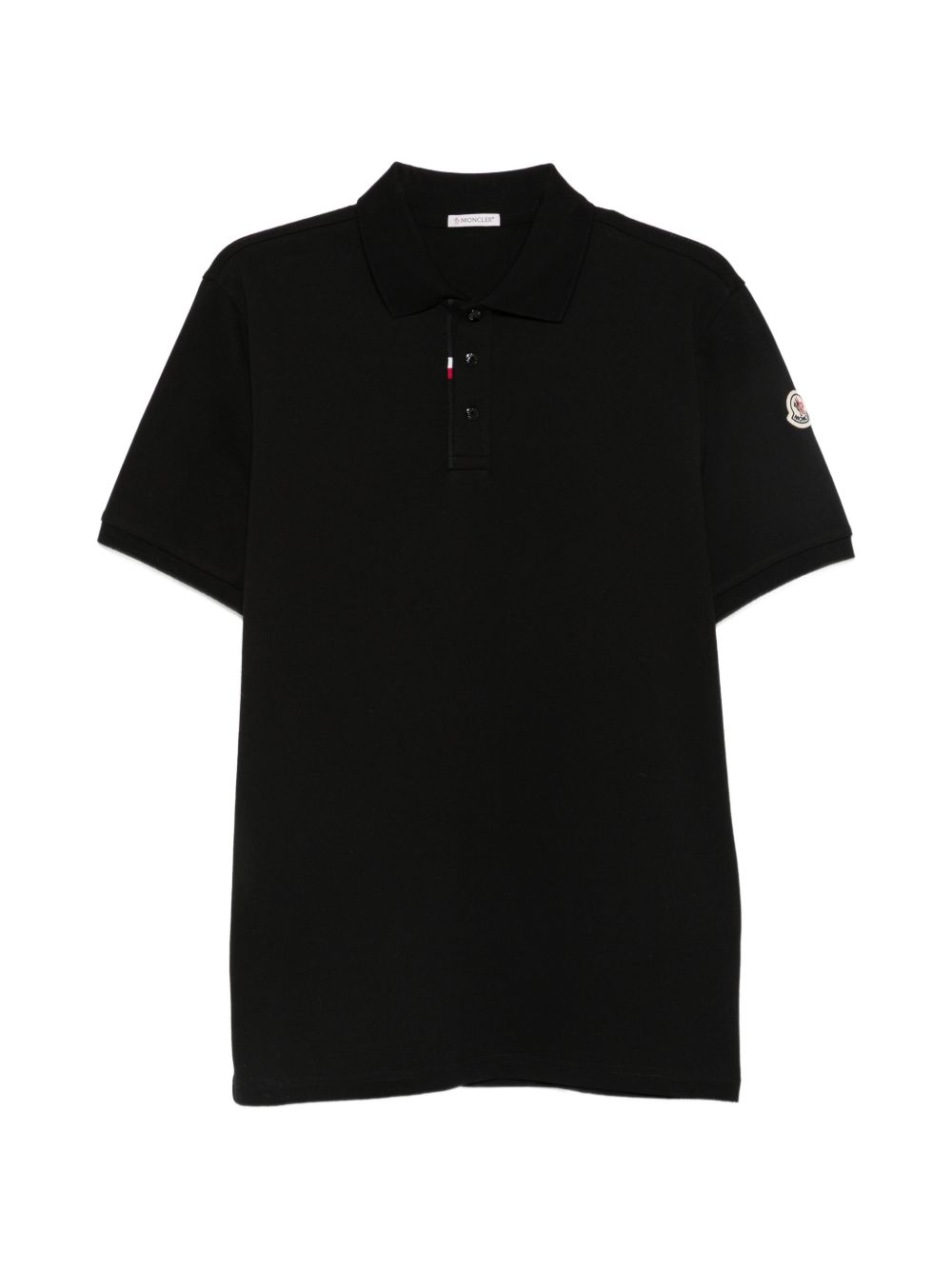 Moncler Men Logo Cotton Polo Shirt