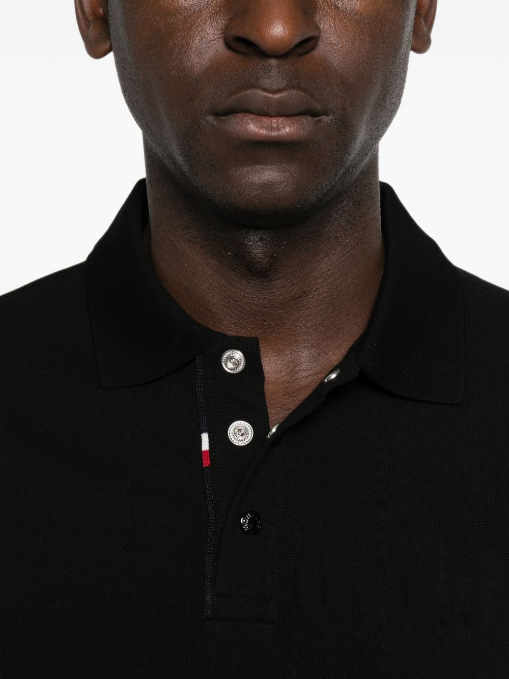 Moncler Men Logo Cotton Polo Shirt