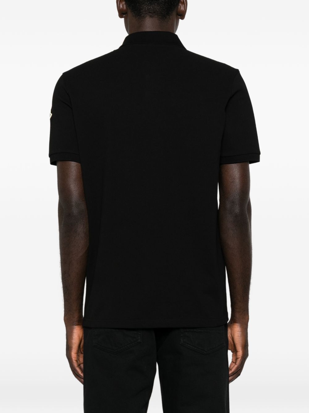 Moncler Men Logo Cotton Polo Shirt