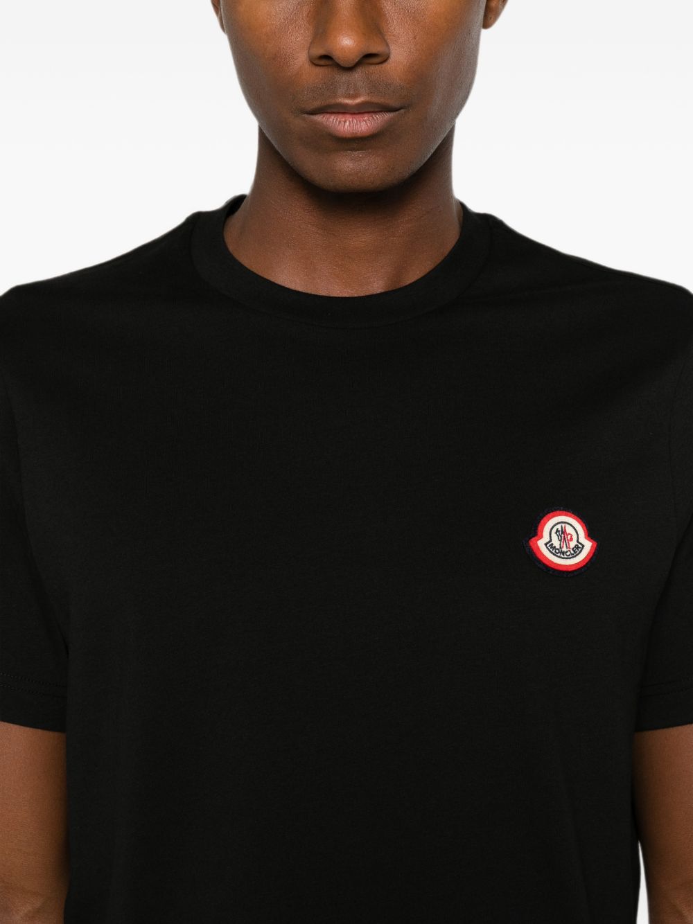 Moncler Men Logo Cotton T-Shirt