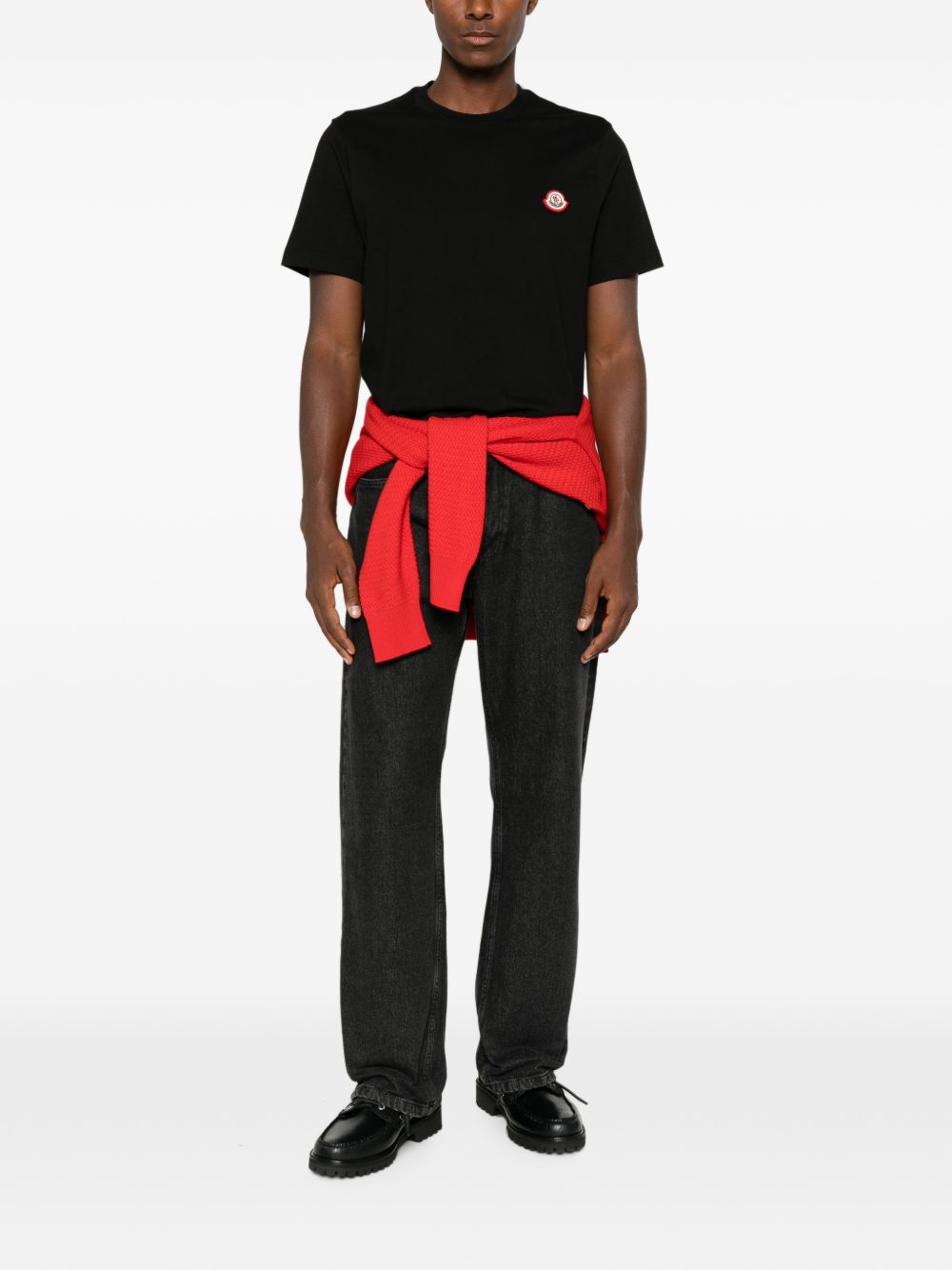 Moncler Men Logo Cotton T-Shirt