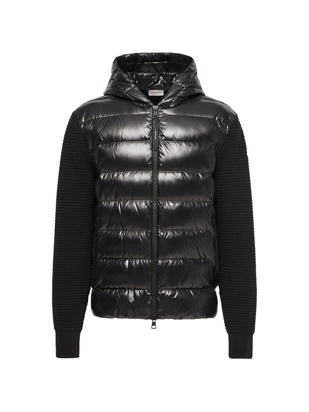 Moncler Men Wool And Nylon Padded Cardigan
