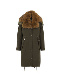 Moncler Women Nylon Parka Coat
