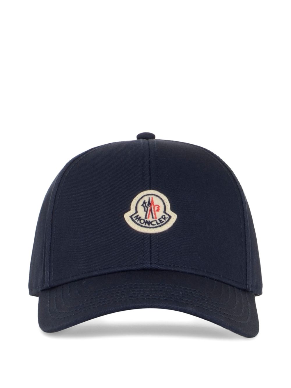 Moncler Men Logo Cotton Baseball Cap