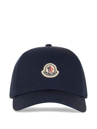 Moncler Men Logo Cotton Baseball Cap