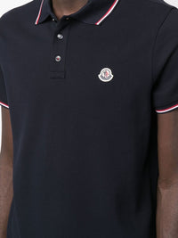 Moncler Men Logo Cotton Polo Shirt