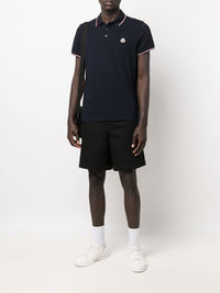Moncler Men Logo Cotton Polo Shirt