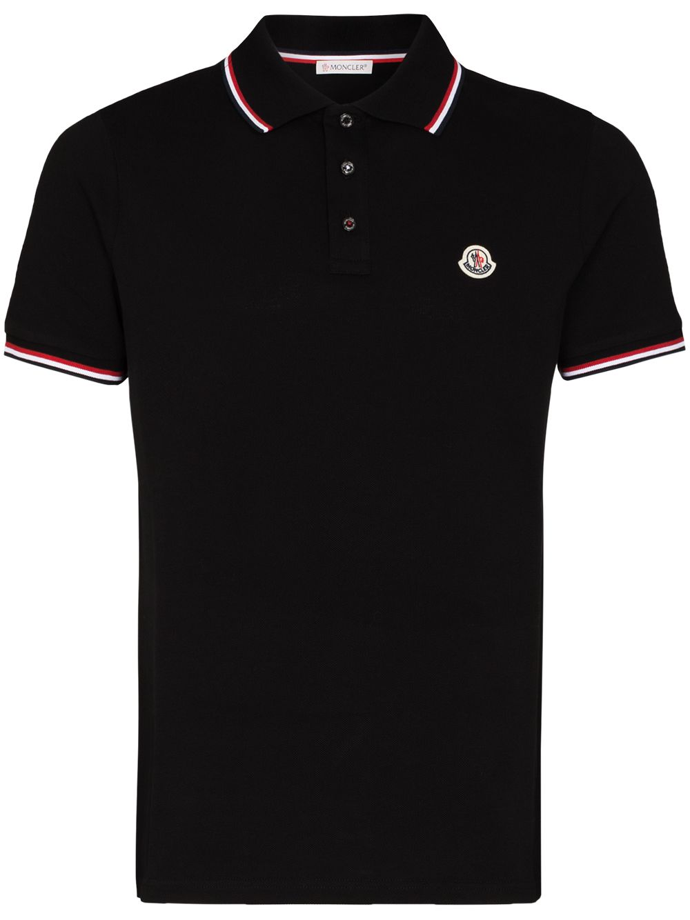Moncler Men Logo Cotton Polo Shirt