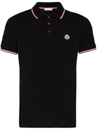 Moncler Men Logo Cotton Polo Shirt