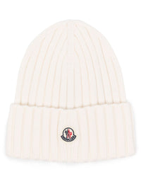 Moncler Women Logo Wool Beanie