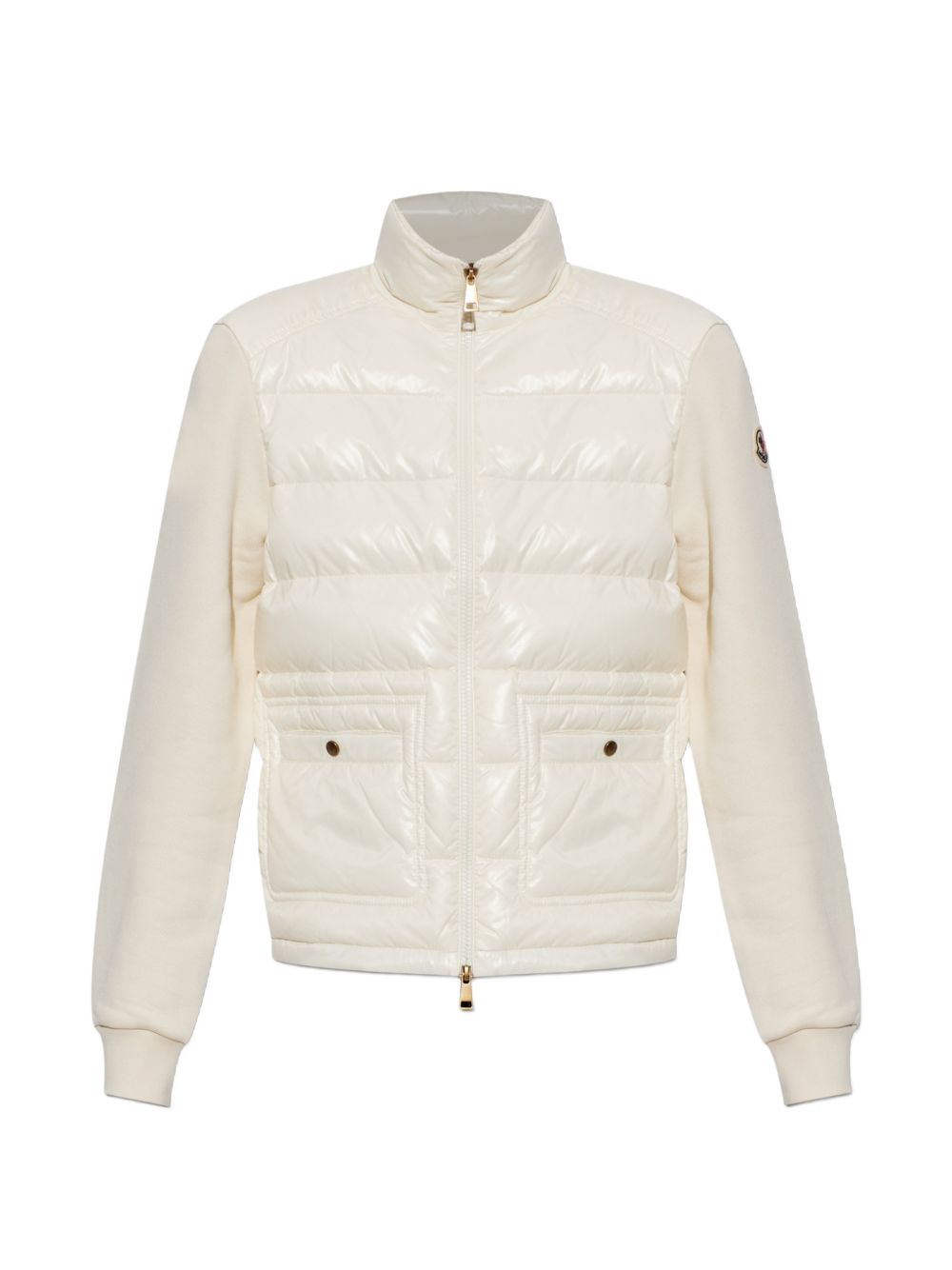 Moncler Women Wool And Nylon Padded Cardigan