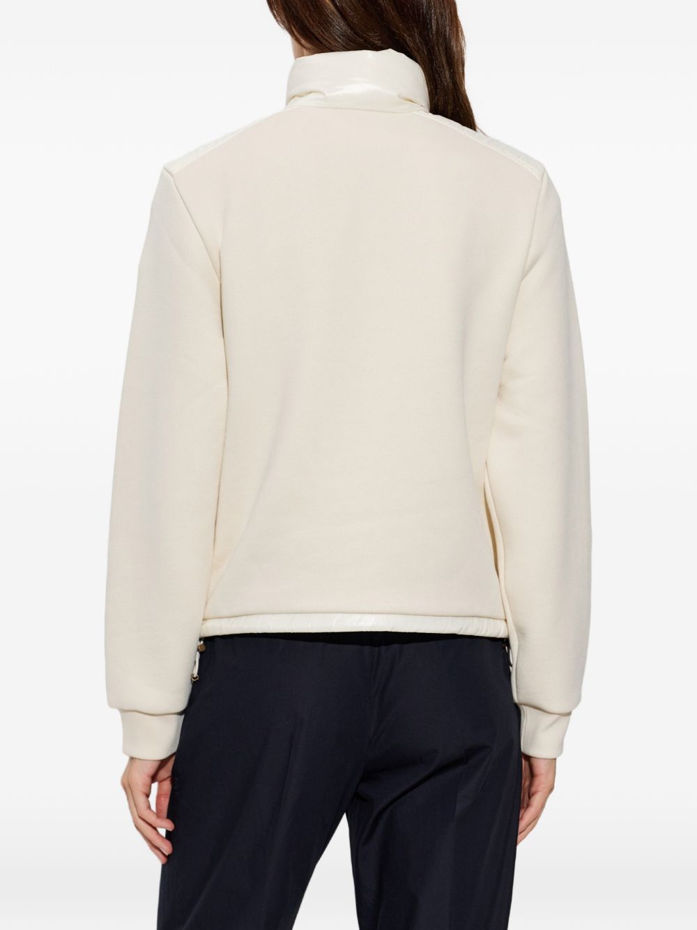 Moncler Women Wool And Nylon Padded Cardigan