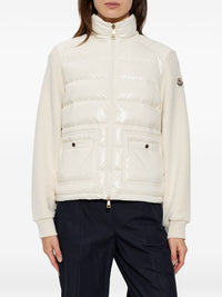 Moncler Women Wool And Nylon Padded Cardigan