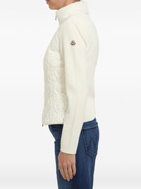 MONCLER Moncler Women Wool And Nylon Padded Cardigan