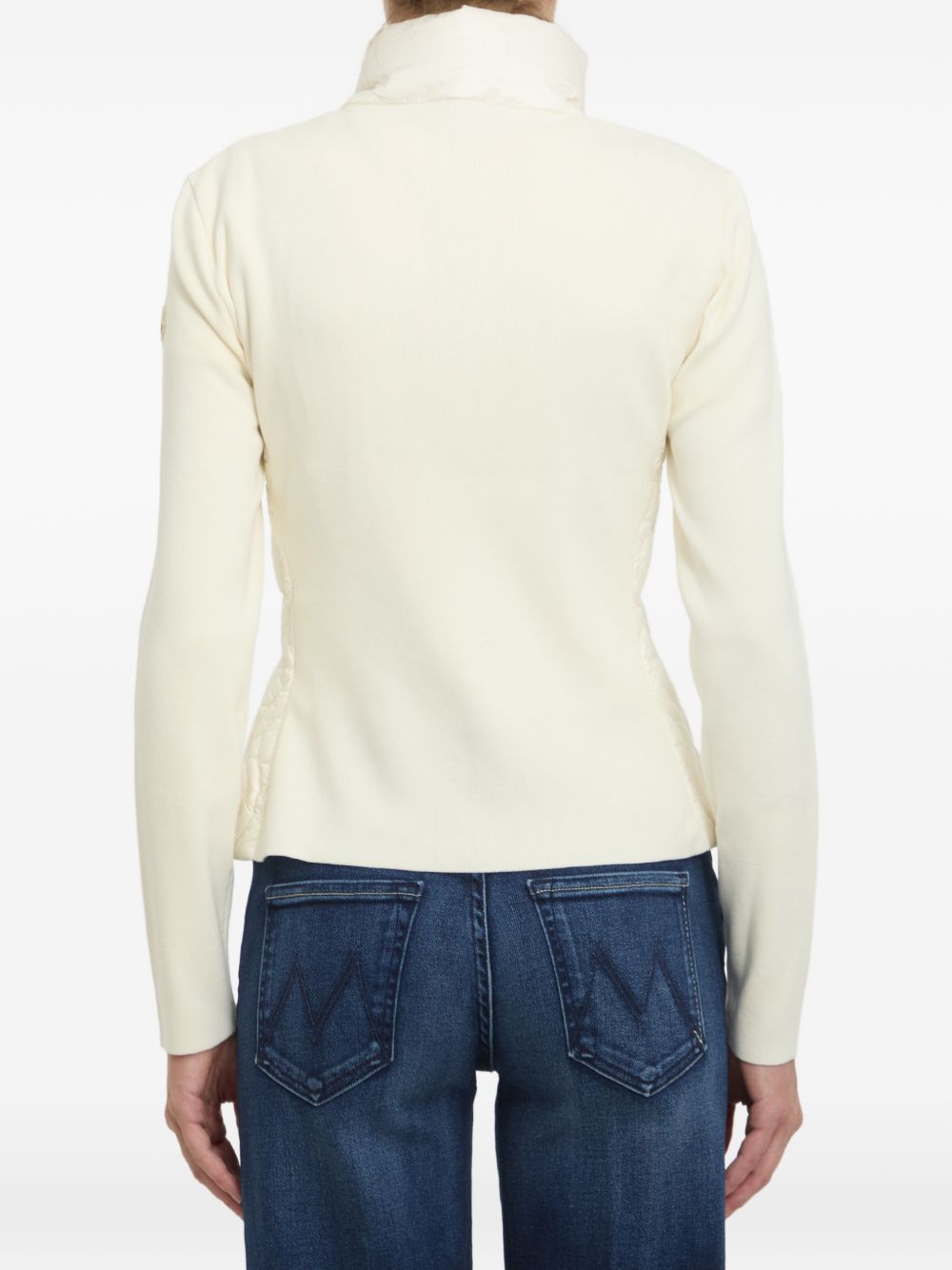MONCLER Moncler Women Wool And Nylon Padded Cardigan