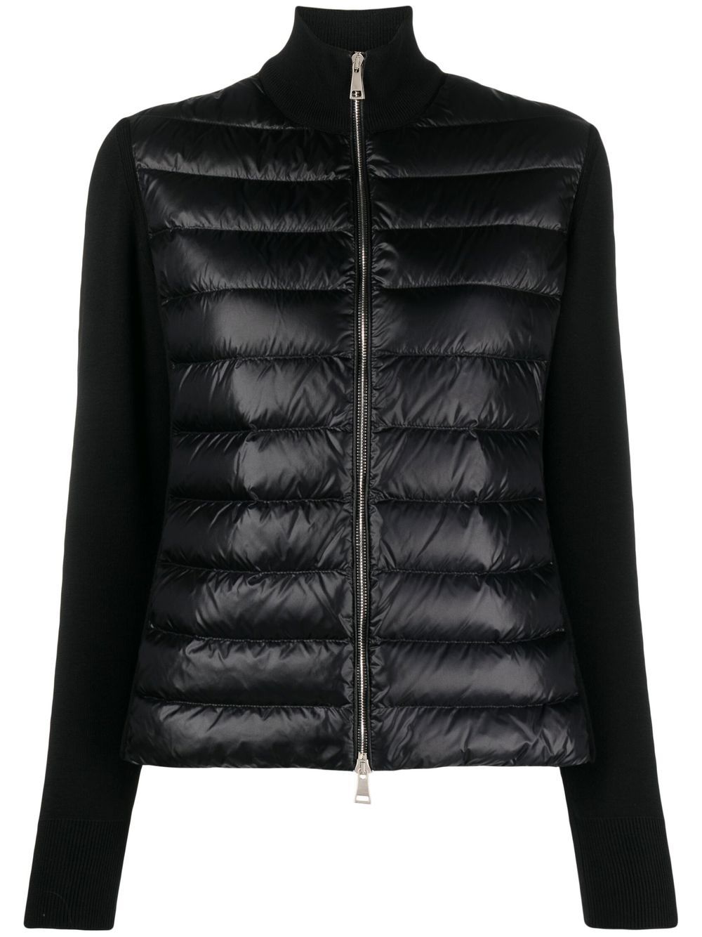 Moncler Women Wool And Nylon Padded Cardigan