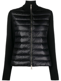 Moncler Women Wool And Nylon Padded Cardigan