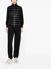 Moncler Women Wool And Nylon Padded Cardigan