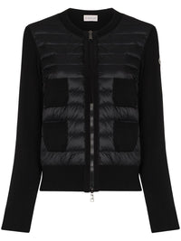 Moncler Women Wool And Nylon Padded Cardigan