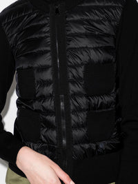 Moncler Women Wool And Nylon Padded Cardigan