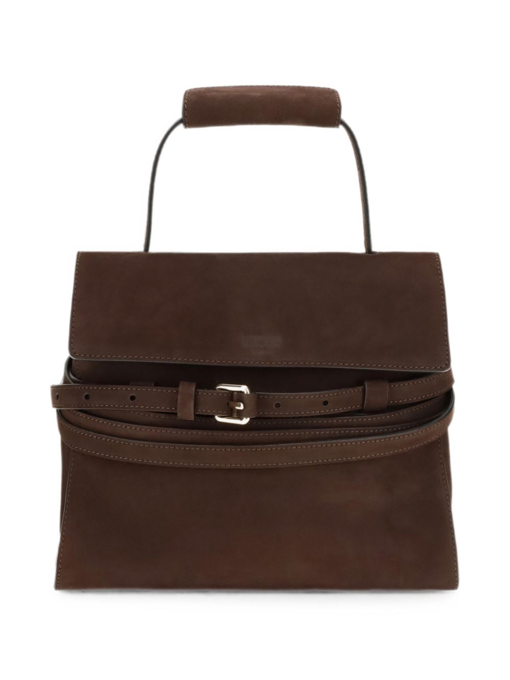 Moschino Women Tie Me Leather Handbag