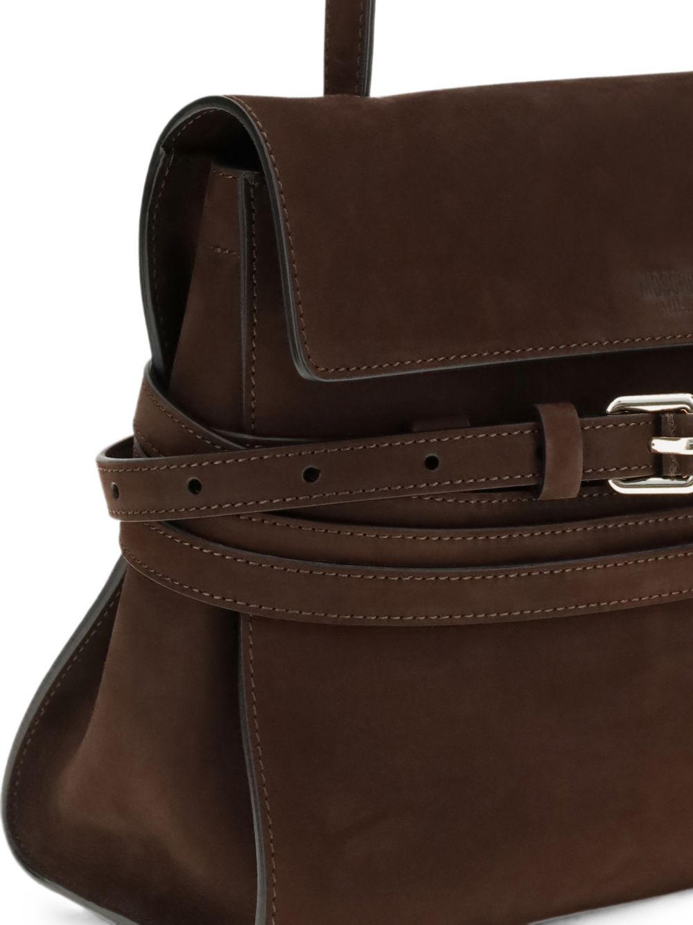 Moschino Women Tie Me Leather Handbag
