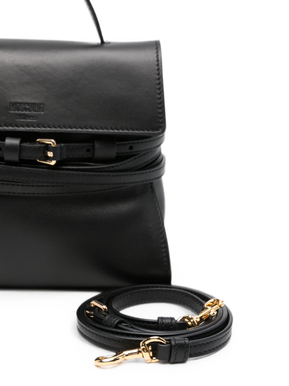 MOSCHINO Moschino Women Tie Me Leather Handbag